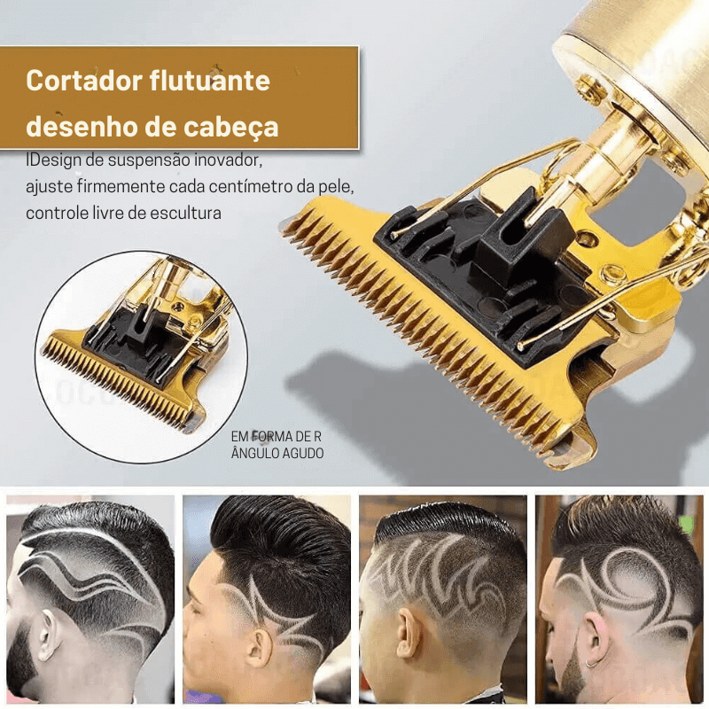 Máquina de cortar cabelo profissional Dragon