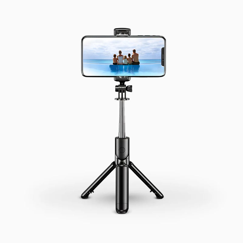 🤳📸 Bastão de Selfie com Tripé 360° 🤳📸