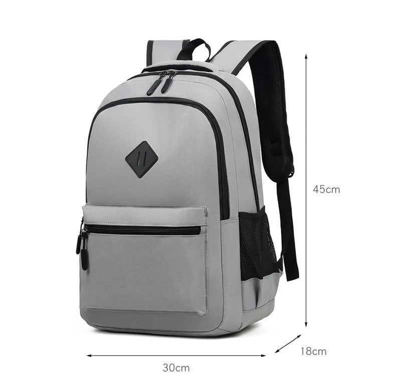 🎒 Mochila Executiva Impermeável – USB & Estilo Casual 💼✨