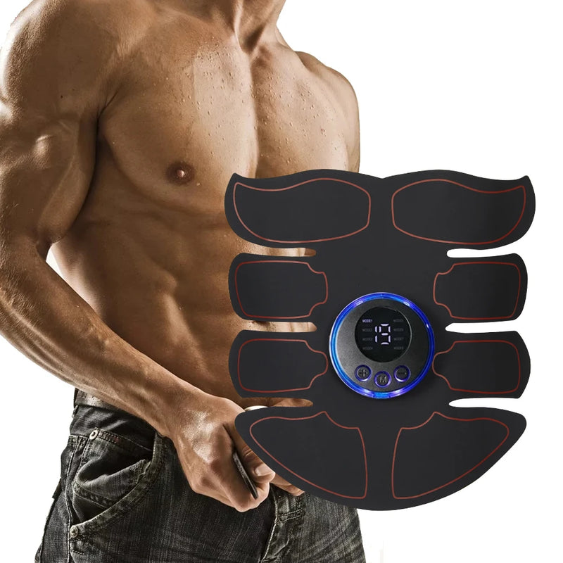 🔥 EMS PowerCore – Estimulador Muscular e Definição Abdominal 💪⚡