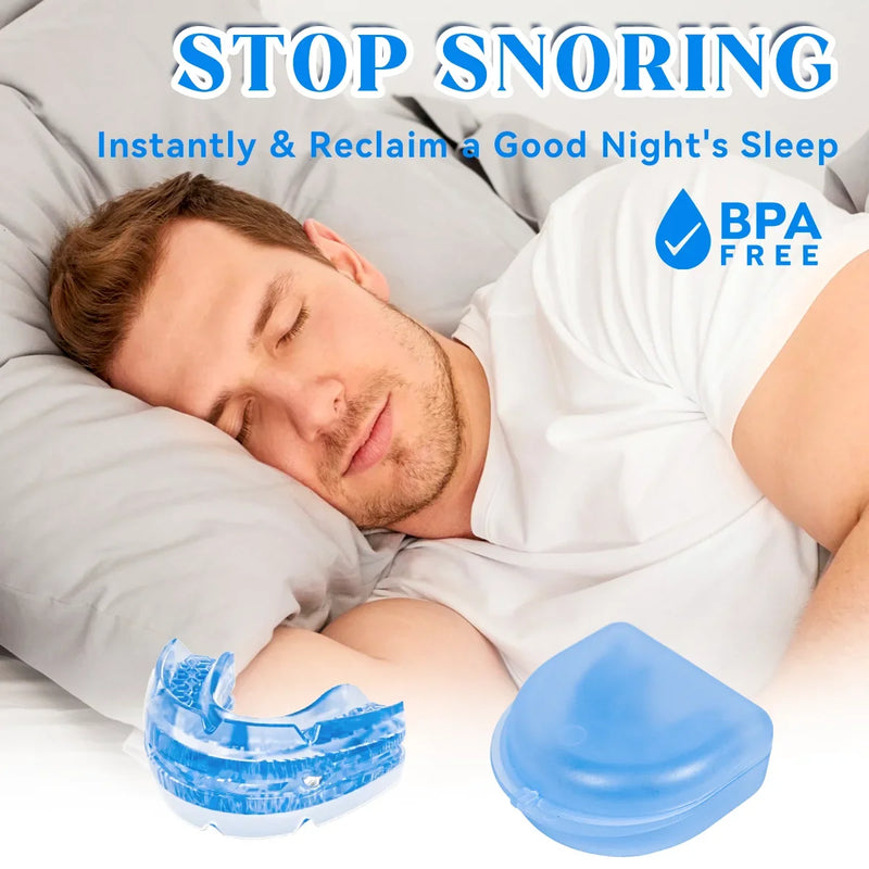 😴 SleepGuard - Protetor Bucal Ajustável Anti-Ronco 💤 | Sono Tranquilo e Revigorante!