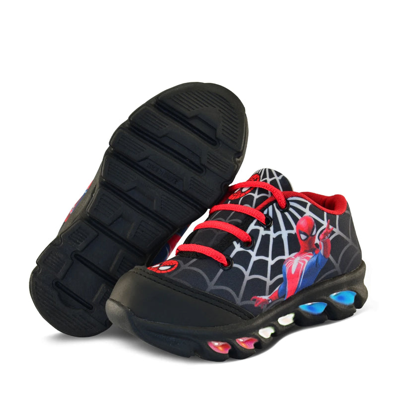 Tênis Infantil com LED Homem-Aranha com Luzes ✨👟