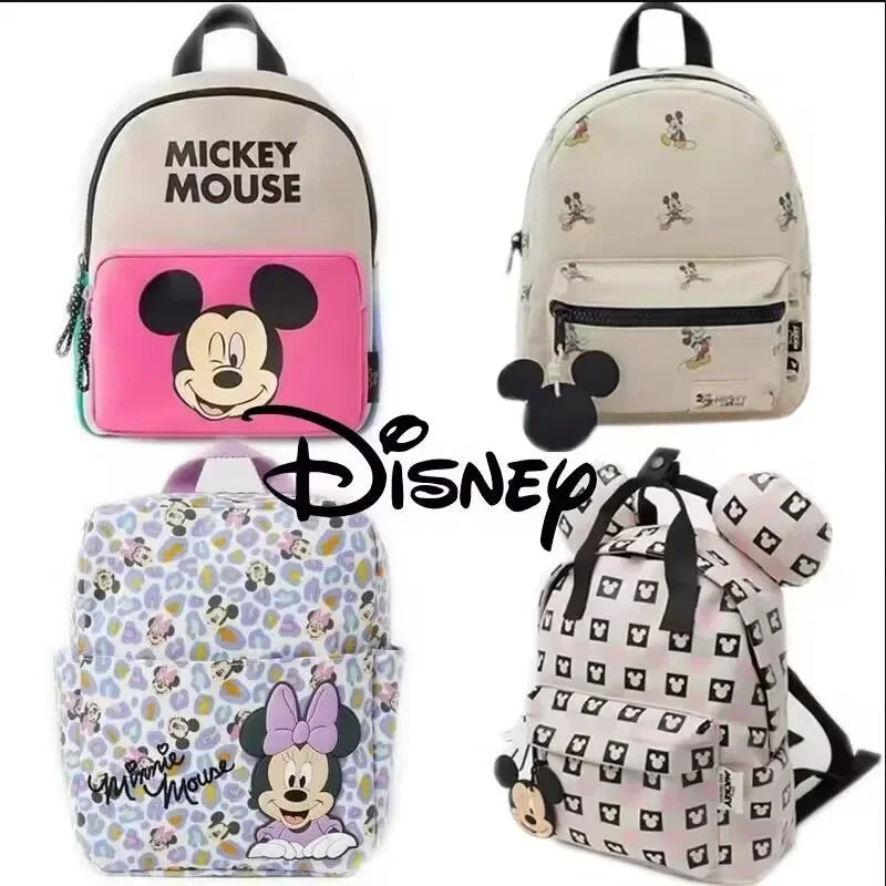 Mochila Fashion Minnie e Mickey 🎒✨