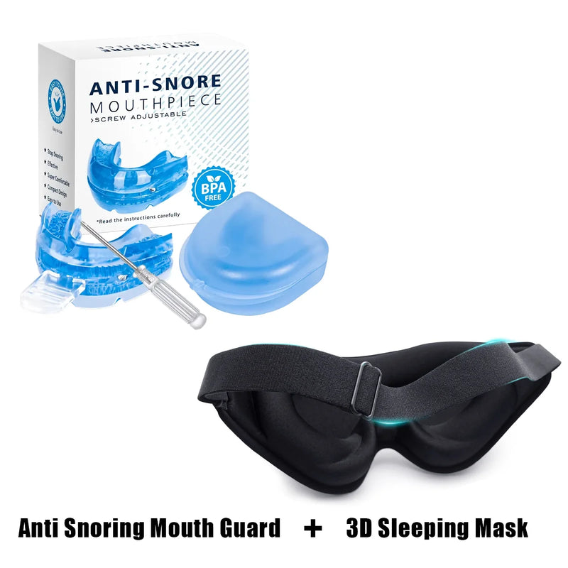 😴 SleepGuard - Protetor Bucal Ajustável Anti-Ronco 💤 | Sono Tranquilo e Revigorante!