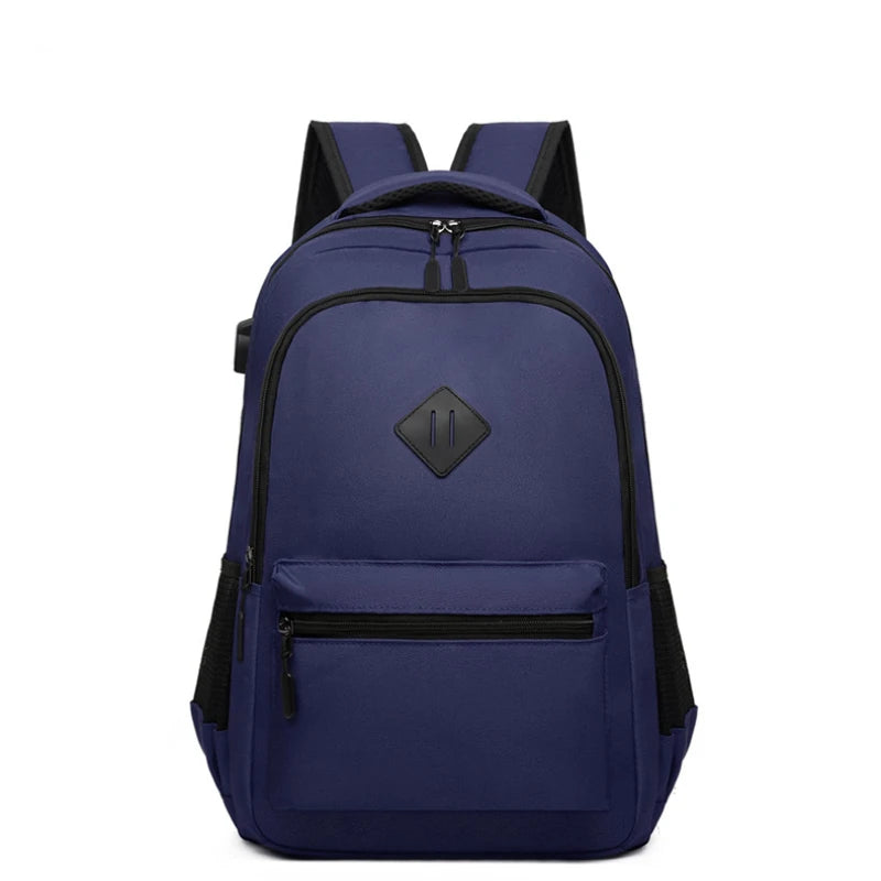 🎒 Mochila Executiva Impermeável – USB & Estilo Casual 💼✨